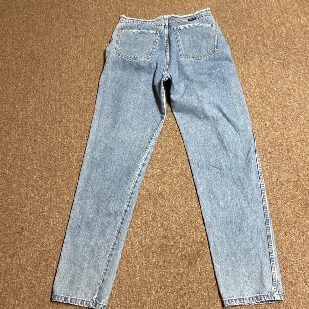 Wrangler Straight Long Leg High Rise Button Fly Jeans size 30 - Picture 2 of 4